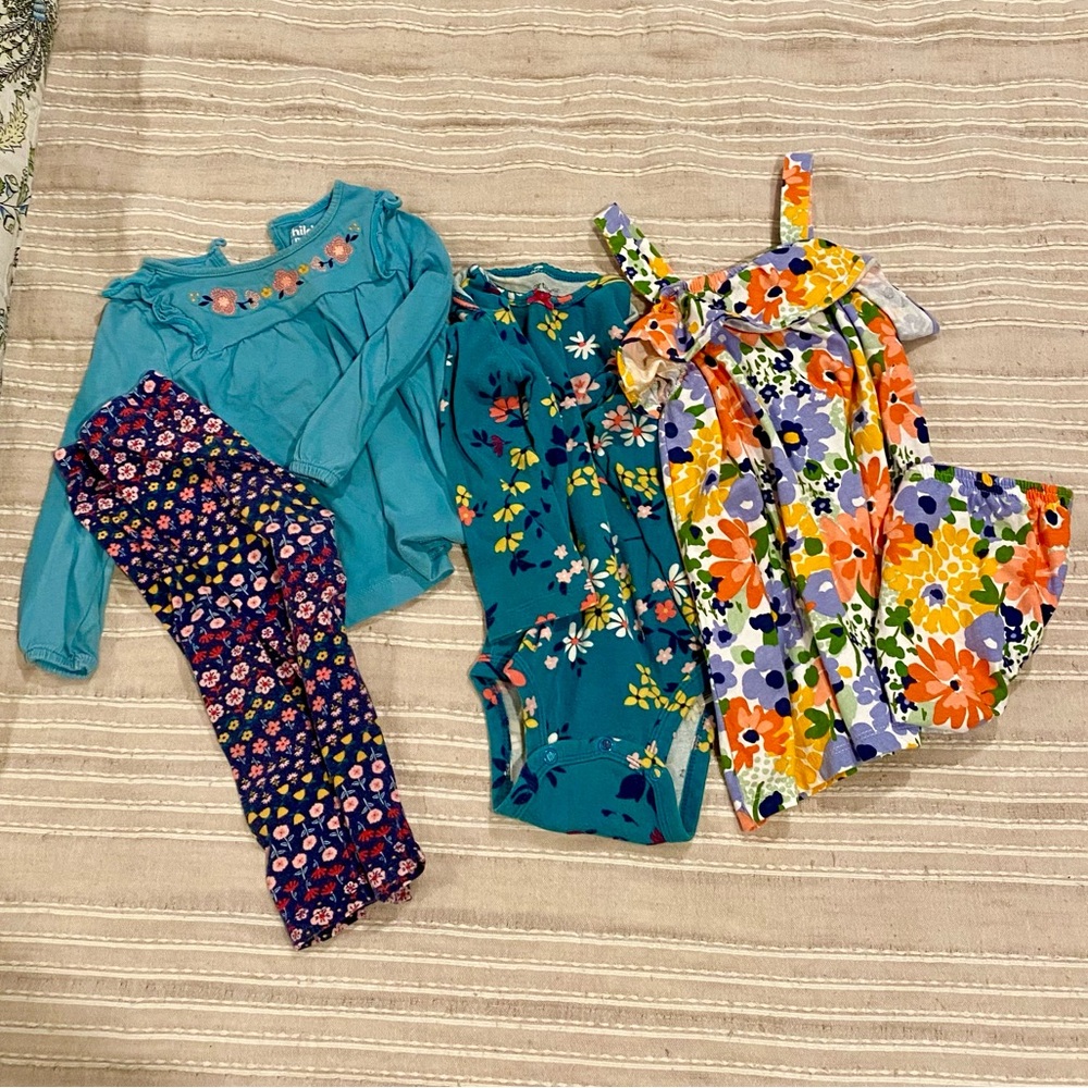 18m Carter’s Floral Bundle 🌻🌼🌸